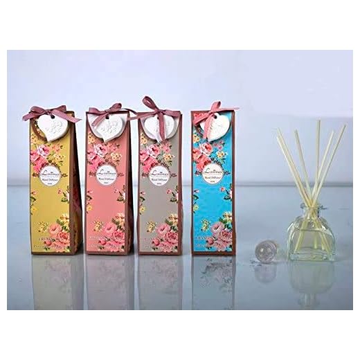 DISOK - Ambientador Vintage Mikado 30 Ml con Motivo Corazón - Recuerdos, Detalles y Regalos para Bodas Originales, Ambientadores, Difusores
