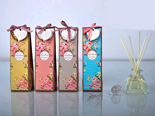 DISOK - Ambientador Vintage Mikado 30 Ml con Motivo Corazón - Recuerdos, Detalles y Regalos para Bodas Originales. Baratos, Ambientadores, Difusores