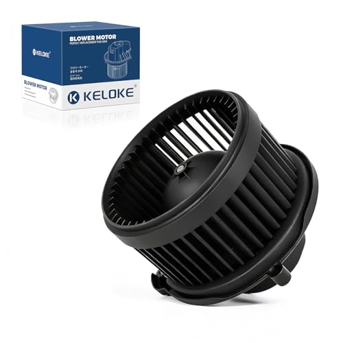 Image of KELOKE Front HVAC Heater Blower Motor Fan Fits for Chevy Captiva Sport 12-15, Equinox 06-17 & GMC Terrain 10-17 & Pontiac Torrent 06-09 & Saturn Vue 08-10, with Fan Cage, Replace# 700211 GM3126140
