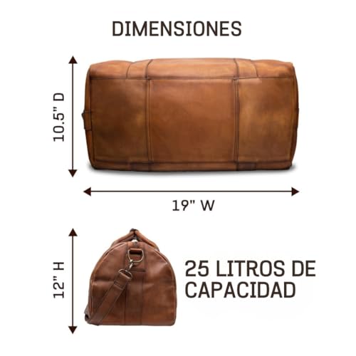 Full Grain Leather Duffle Bag
