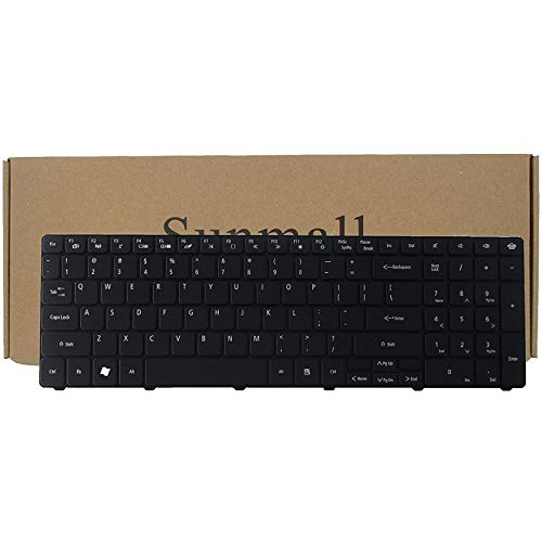 SUNMALL Keyboard Replacement Compatible with Gateway NV50 NV50A NV51 NV53 NV53A NV73A NV55C NV59C ID58 ID59 ID79 NV59C Series Laptop Black US Layout -  as description