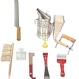Comprend une brosse à abeilles for éliminer délicatement les abeilles sans les blesser.