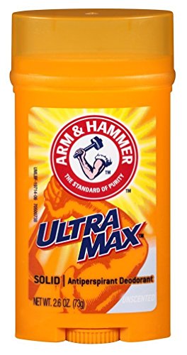 Arm & Hammer Deodorant 2.6oz Solid Ultra Max Unscented (2 Pack)