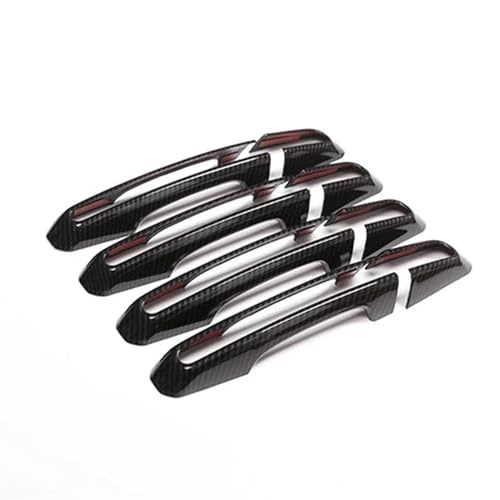 Embellecedor de manija de puerta para Land Rover Range Rover y Discovery Sport estilo carbono
