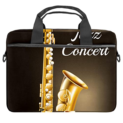Sac à bandoulière pour ordinateur portable au design jazz artistique élégant