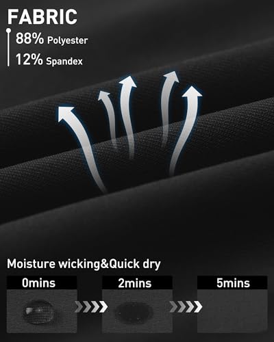 RIKUAOU Mens One Arm Sleeve Compression Shirts 1/2 Long Sleeve Athletic Base Layer Undershirt Basketball Workout Top