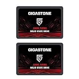 GIGASTONE SATA SSD 2.5インチ 128GB 2パック 3D NAND採用 内蔵SSD Game Turbo 【PS4動作確認済】 高速化520MB/s エラー訂正 データ保護機能 低消費電力 キャッシュ部分に高速SLCフラッシュメモリを採用 PlayStation4 PC HDD換装 正規保証品 メーカー5年保証