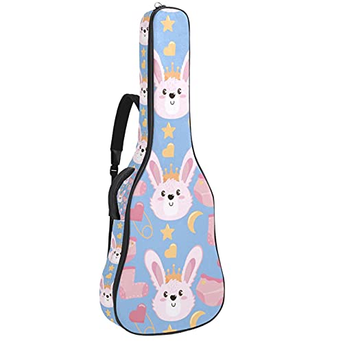 Housse de transport en tissu Oxford résistant à l’eau avec sangles rembourrées à double couture pour guitare folk acoustique classique de 101,6 cm, 104,1 cm, 106,6 cm, tête de lapin mignonne avec - Les Beatles, Paul McCartney, John Lennon, RIngo Starr, George Harrison Housse de transport en tissu Oxford résistant à l'eau avec sangles rembourrées à double couture pour guitare folk acoustique classique de 101,6 cm, 104,1 cm, 106,6 cm, tête de lapin mignonne avec