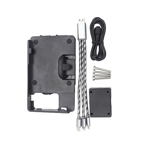 TXCJNIU GPS Motorrad Zubehör F850GS Schwarz Telefon Halter Windschutzscheibe Navigation Halter Für B&M&W F850GS Adventure 2019- Navigationszubehör