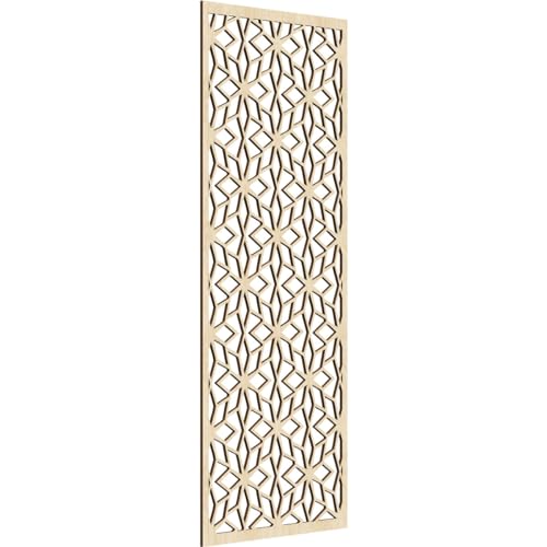Image of 21 3 /8 inchW x 54 3 /8 inchH x 1 /4 inchT Lake Decorative Fretwork Wood Wall Panels, Birch