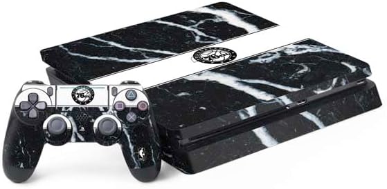 Skinit Decal Gaming Skin Compatible with PS4 Slim Bundle - Officially Licensed NBA Philadelphia 76ers Red Digi Camo Design