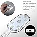 2 PCS Car Led Lights Interior,7 Colors Ambient Lighting Car Interior,USB Rechargeable Car Interior Reading Light,Portable Led Lights for Car