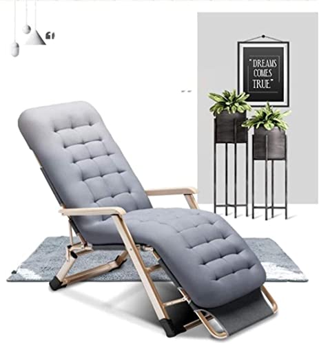 Chaise de jardin inclinable multiposition et pliante de dimensions 178x67x30cm