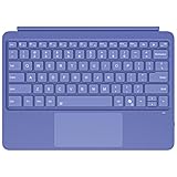 Rechargeable et longue durée de vie de la batterie : le clavier Surface Pro se recharge via USB-C. Batterie au lithium rechargeable intégrée de 500 mAh, charge 3 heures pour 30 jours de temps de travail (ne pas utiliser le rétroéclairage). Temps de veille extra long jusqu'à 100 jours par charge complète.