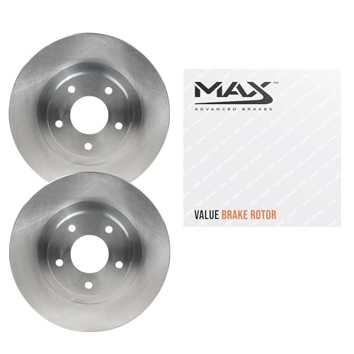 Max Advanced Brakes  Front Brake Rotors For Daily Driving  Oe Replacement Dir...