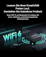ACEMAGIC M1 Mini PC, AMD Ryzen 7 7735HS (8C/16T, bis 4,75GHz), 24GB LPDDR5 5500 MT/s 512GB NVMe SSD Win 11 Pro Mini Computer, AMD Radeon 680M, 4K Triple Display, USB-C,WiFi6 für Büro & Home Office – Ansicht 7