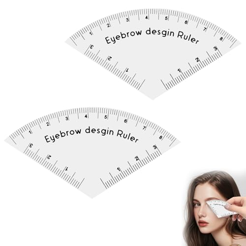 Eyebrow Design Ruler Mapping Tool Set (2Pcs)
