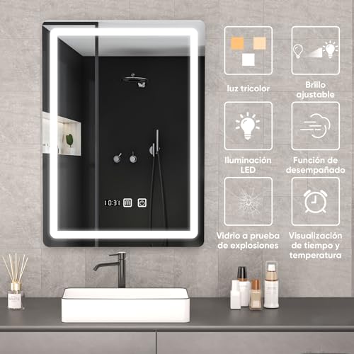 Mejores review On-line Espejos de Baño con Luz LED favoritos de las personas. 11 Imagen adicional