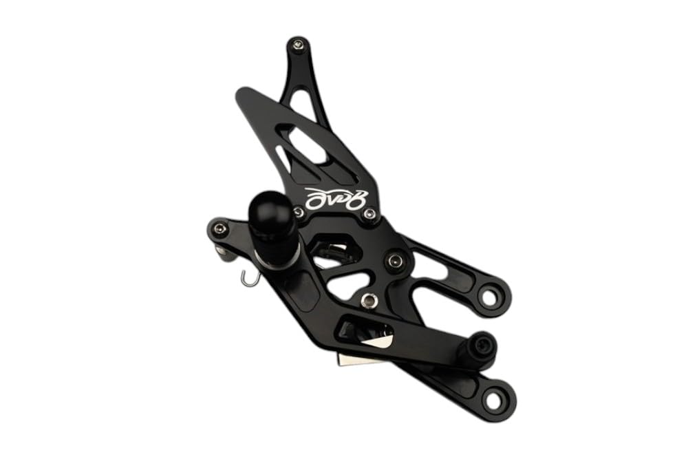 avdb-moto Supporto Pedane Arretrate Regolabili Compatibile con HONDA CBR 600 RR 600RR PC37 2003-2004, CBR 600 RR 600RR PC37 2005-2006, 1000RR SC57 2004-2005, 1000RR SC57 2006-2007 Racing AVDB (Oro)