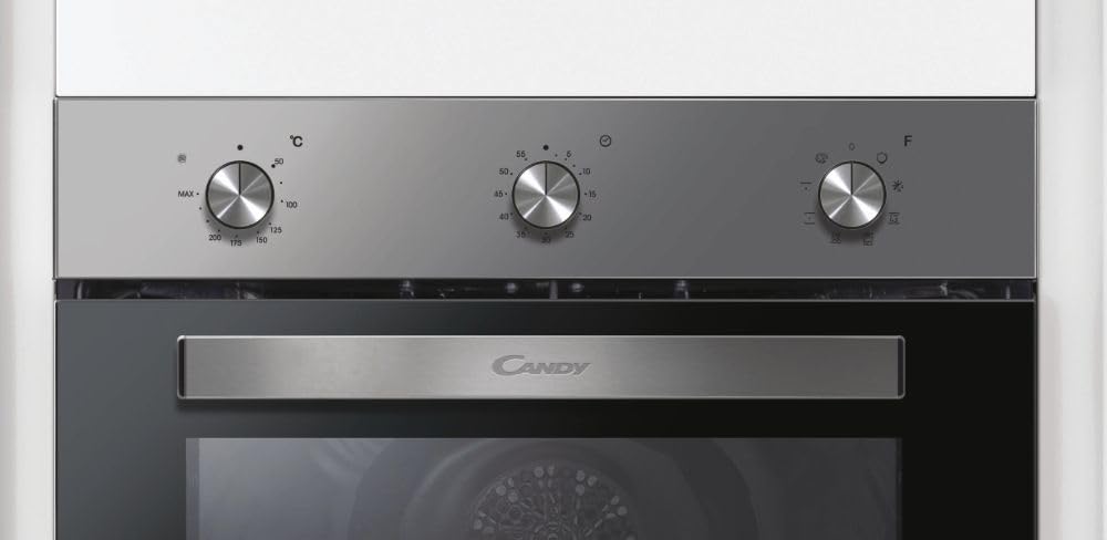 Candy FCDIE206X - Forno elettrico multifunzione, 65 litri, Inox, Classe energetica A+