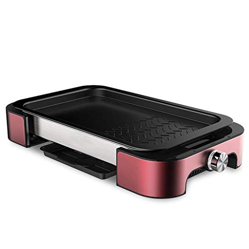 Rauchfreier Grill Indoor Electric, Antihaft-Elektrogrill Grill, 1000W Tischgrill Mit 5-Gang-Temperaturregelung, kann die Essensbedürfnisse von 5-8