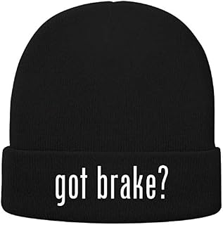 One Legging it Around got Brake? - Soft Adult Beanie Cap, Black