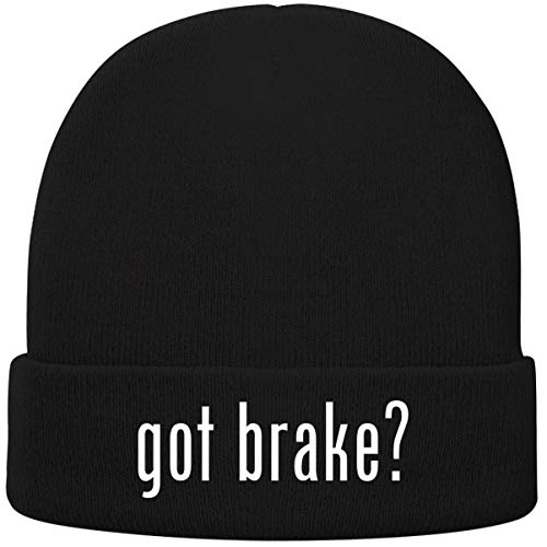 One Legging it Around got Brake? - Soft Adult Beanie Cap, Black