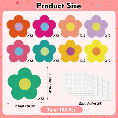 Image of Vuzvuv Flower Cutouts Paper for Spring Summer Bulletin Board Decorations
