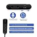 Mini Diktiergerät, TDW Mini Aufnahmegerät 8GB mit Mikrofon Digital Diktiergerät Klein USB Voice Recorder mit Kopfhörer für Aufzeichnung Vorlesung Treffen Interview, Schwarz