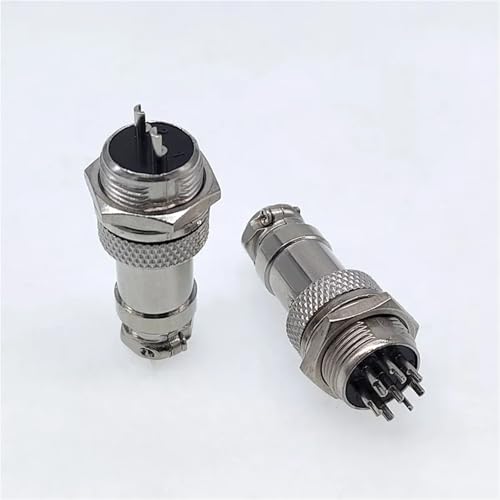 Conector circular GX16 de 8 pines: soluciona falsos contactos con este pack de 10 piezas 4