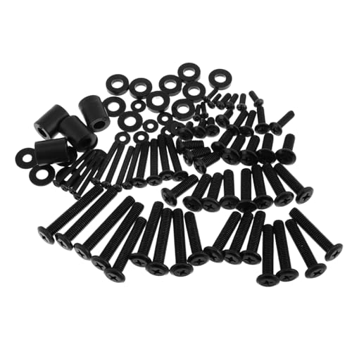 MAGICLULU 88 pièces Kit de Matériel de Montage TV Vis de Support Murale pour Téléviseurs Compatible avec Toutes Installation Simplifiée pour Salon Chambre et Bureau