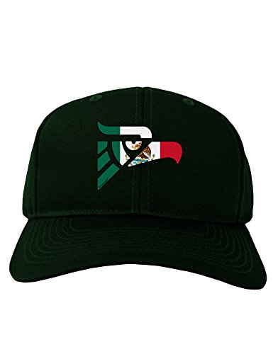 TOOLOUD Hecho en Mexico Eagle Symbol - Mexican Flag Adult Dark Baseball Cap Hat - Hunter Green