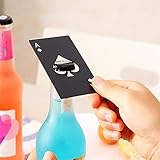 kronkorken bild hochzeit Paket enthält 1 Satz Kreative Flaschenöffner Poker Aces Edelstahl Openers Kronkorken Remover Küchenhelfer für Hochzeit bevorzugt Geschenke