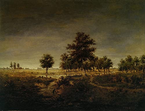 Impression d'art Théodore Rousseau pour valoriser votre salon avec un grand format 60x90 cm