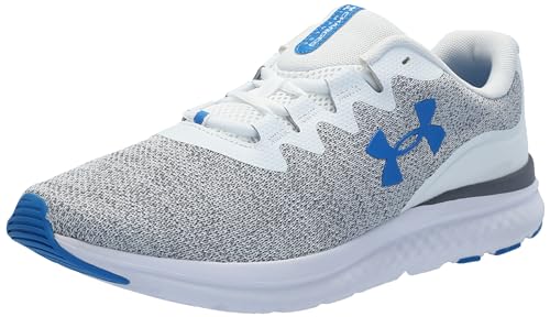 Under Armour Charged Impulse 3 - Tenis De Correr Para Hombre, 107 Blanco Blanco Azul Fotón, 40 Eu