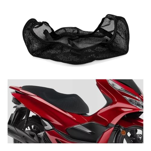 Funda de asiento para PCX 125 y PCX 150 de malla transpirable antideslizante 7