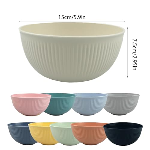 YunBey 10-Piece Cereal and Soup Bowl Set - Image 2