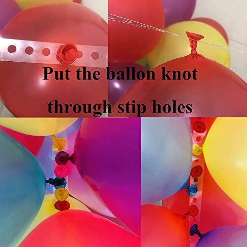 Image of Rozi Decoration Balloon Accessories Tool Kits Arch Strip Pack of 5 Strips(Transparent)(Rubber)