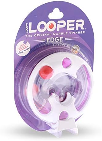 Blue Orange Loopy Looper Edge- The Long-established Marble Spinner- Skill Fidget- for Adolescents Ages 8 Years and Up, Purple thumbnail