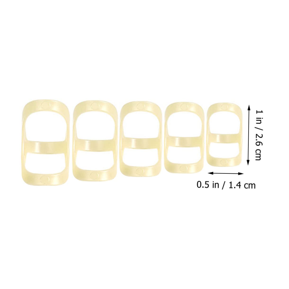 PRETYZOOM 5pcs Ring Finger Finger Sleeves Protectors for Joint Protection Sports Thumb Relief Brace