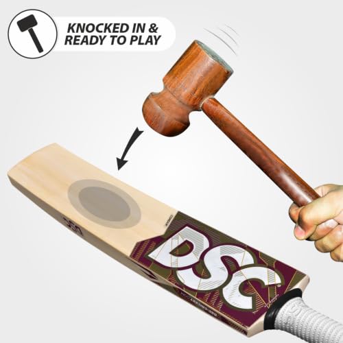 Image of DSC Condor Flicker Kashmir Willow Cricket Bat ( Size: 6, Ball type : Leather Ball, Playing Style : All-Round )
