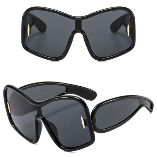 Lunettes de soleil rétro grand format pour stopper la fatigue oculaire