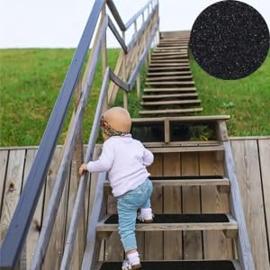 Image of QILIMA Non Slip Tape, 2 inch x16.5ft, Black