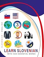 Learn Slovenian with 1000 Essential Words: Bilingual Slovenian - English Language Learning Book for Kids & Adults with Essential Vocabulary B0D4JVYWZD Book Cover