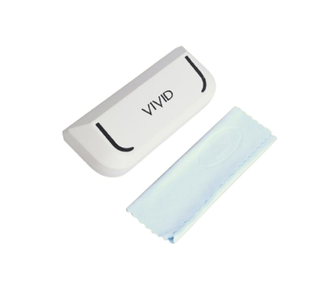 Vision Unisex Adult Lightweight Eyewear Specs Case Cover | Free With Cleaning Cloth | Protect Eye Glasses | Plastic | Spectacles | Cases | AP - 305_WHITE - BLACK with Cloth-image-49