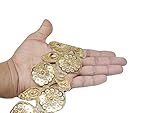 Craft Love Net Floral Sequence Lace Border Golden 9.2 Yards/8.5 Meters for Saree Blouse Dupatta Lehenga Sewing Designing Crafts etc. (6 cm Wide) (Design 4)