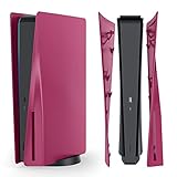【Präzisionszugriff auf alle Anschlüsse】 Die Ersatzabdeckung ist nur mit der PS5 Konsole Disc Edition kompatibel. Das professionelle Design ermöglicht Ihnen den einfachen Zugriff auf alle Kabelanschlüsse und Tasten. Beeinträchtigt nicht die Verwendung von Funktionen.