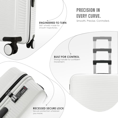 HRX Parabola Grey Polypropylene Hard Shell Suitcase - Image 6