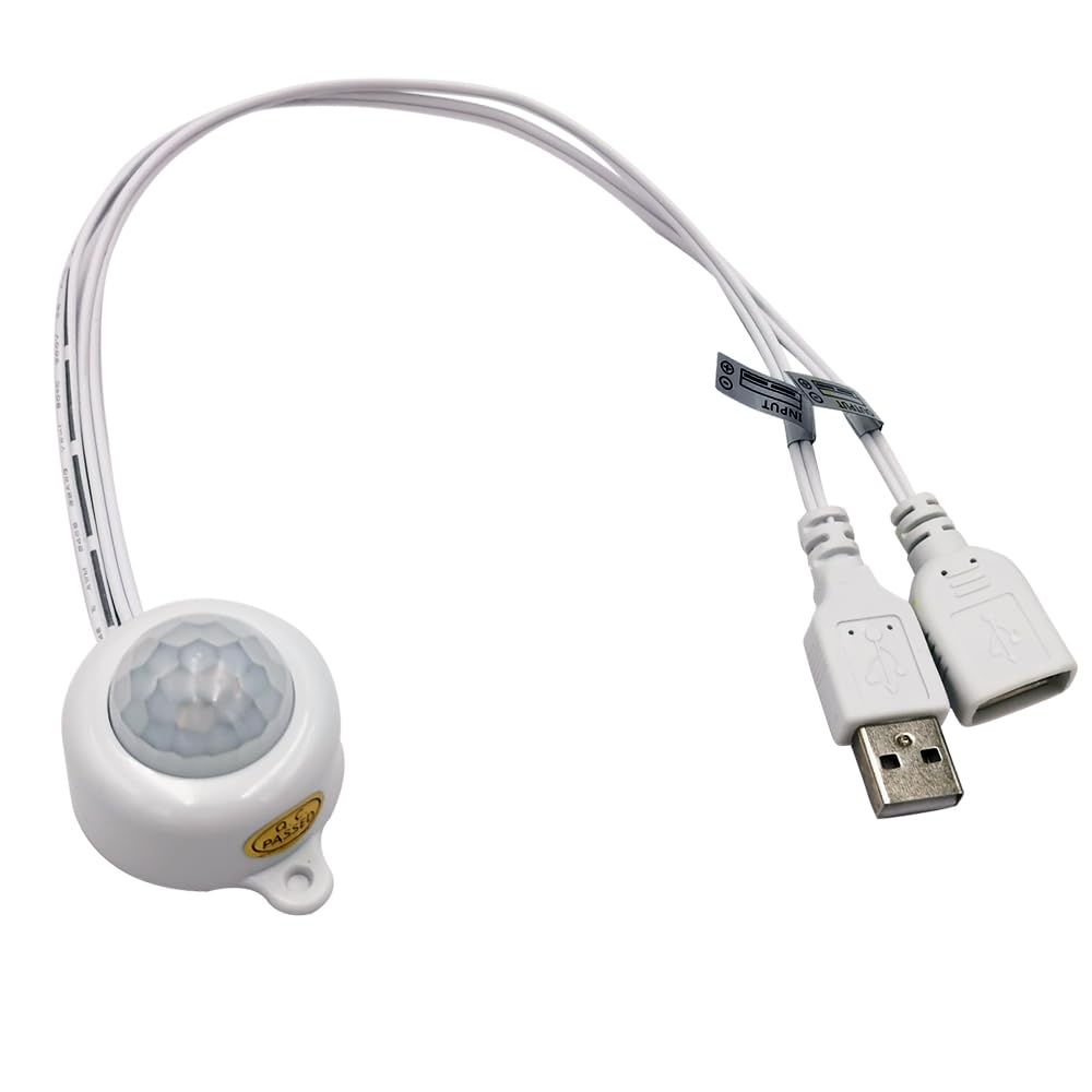USB 5V Light Sensor Switch Lighting Activated Photoswitch Light Sensing Automatic Switch for Car Ambient Light LED Strip Light Camera Motor (white - Image 2