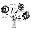 BuyWeek Contrôleur de Moteur de Vélo Électrique, 36V/48V 15A Contrôleur à Onde Carrée Écran d'Affichage LED880 Accélérateur 130X Kit pour Moteur sans Balais 250W #2